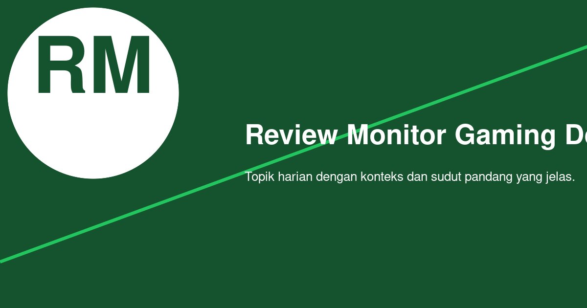 Seorang gamer sedang bermain game FPS di depan monitor 144Hz dengan setup rapi